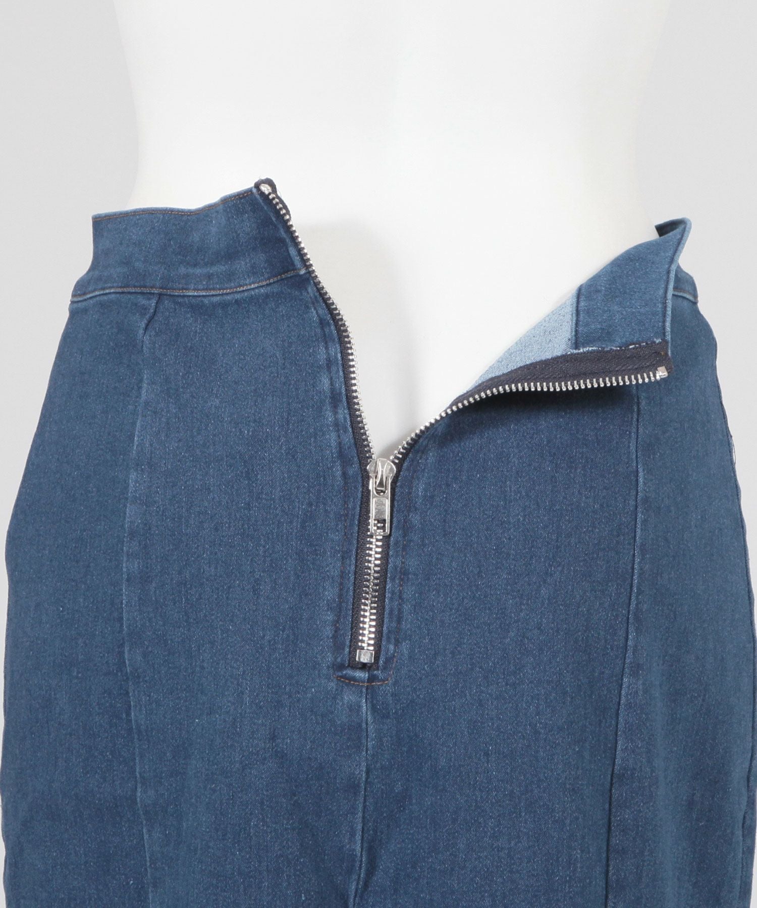 センタースリットデニムマーメイドスカート JB22030
