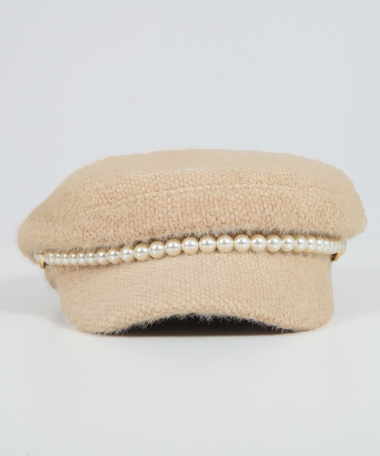 パール付きシャギータッチキャスケット JB22649
