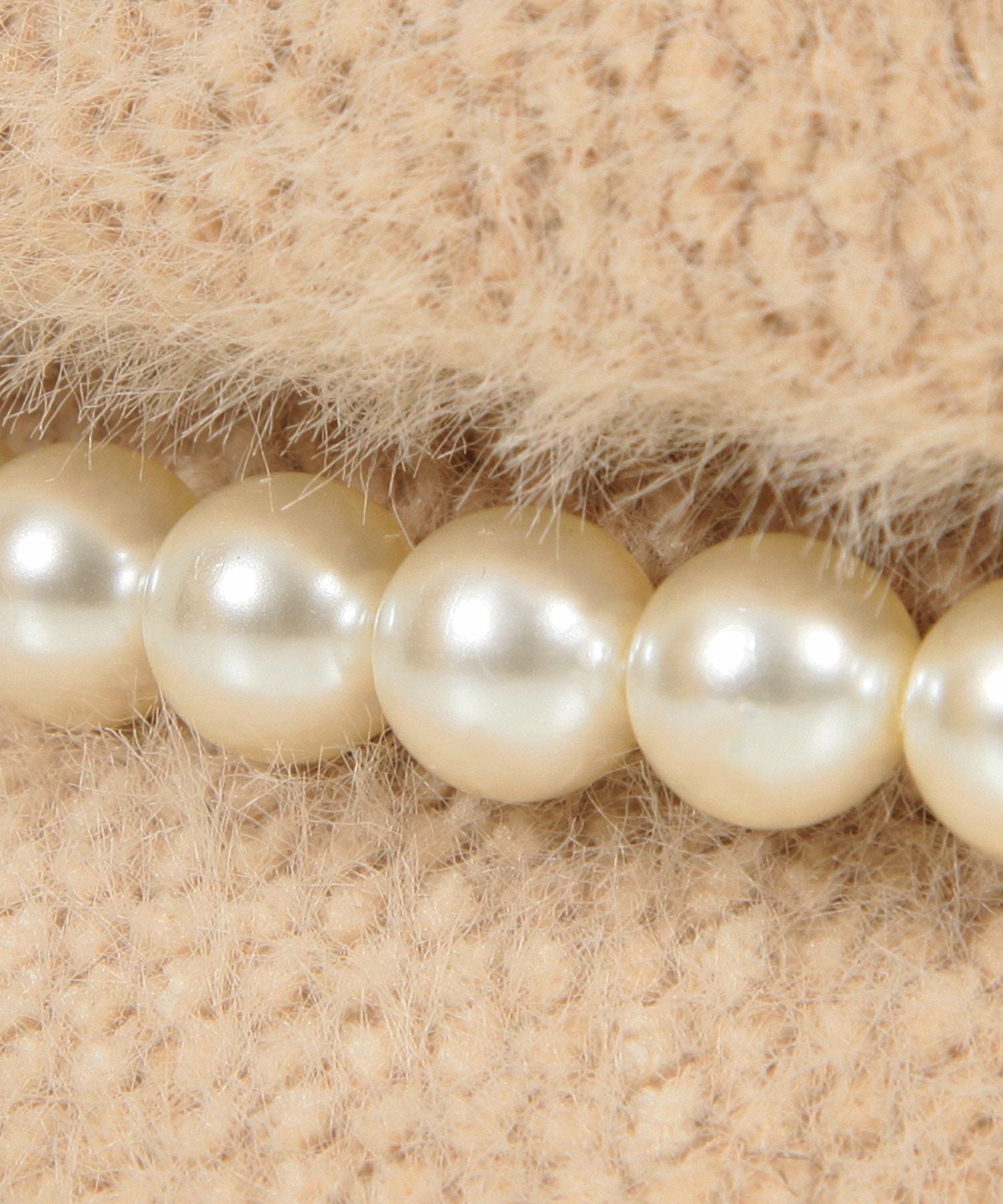 パール付きシャギータッチキャスケット JB22649