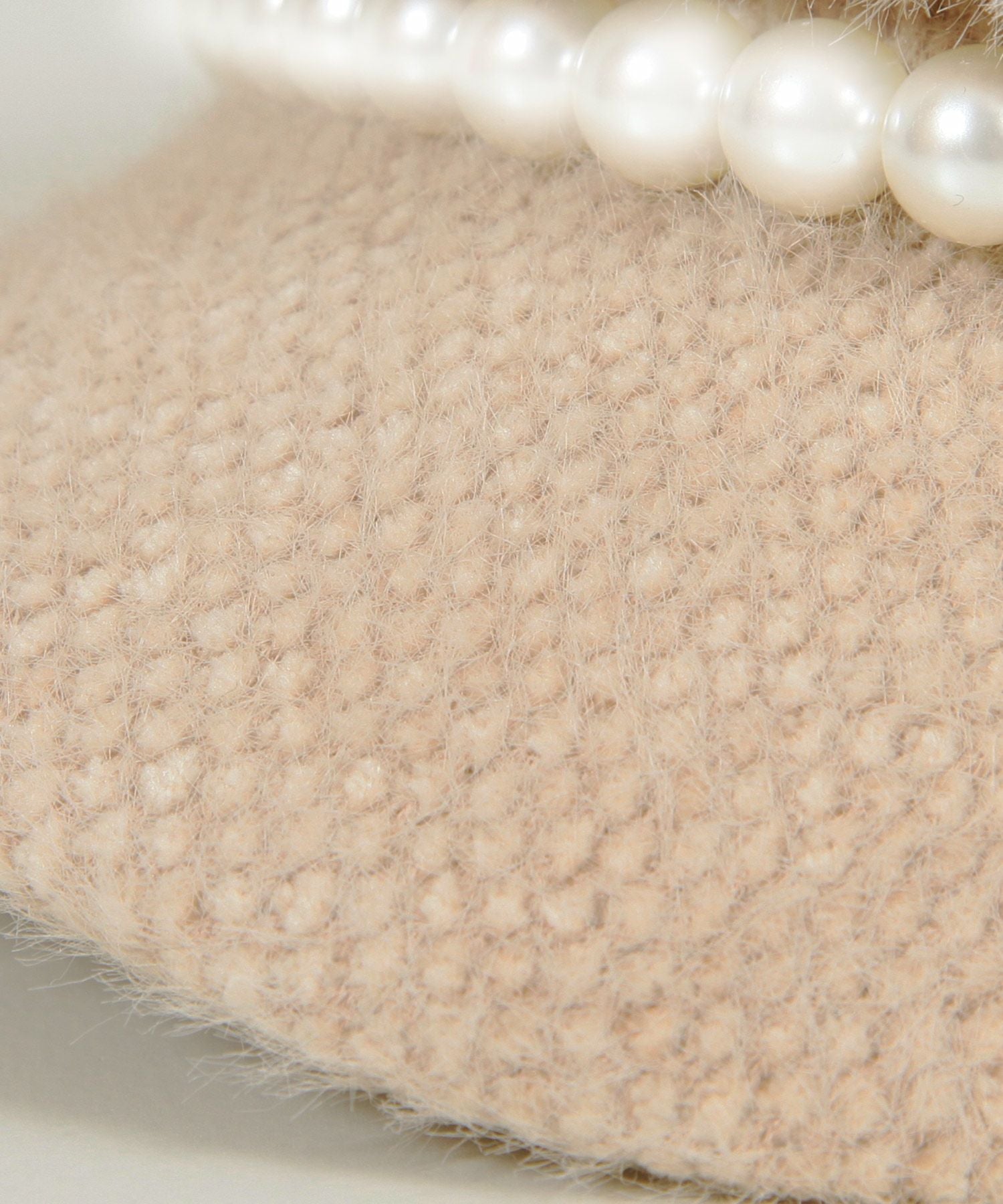 パール付きシャギータッチキャスケット JB22649