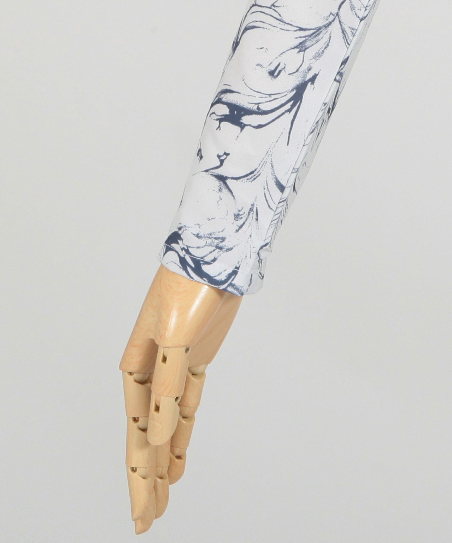 ラインフラワークロップド丈トップス×マーメイドワンピース JB23016