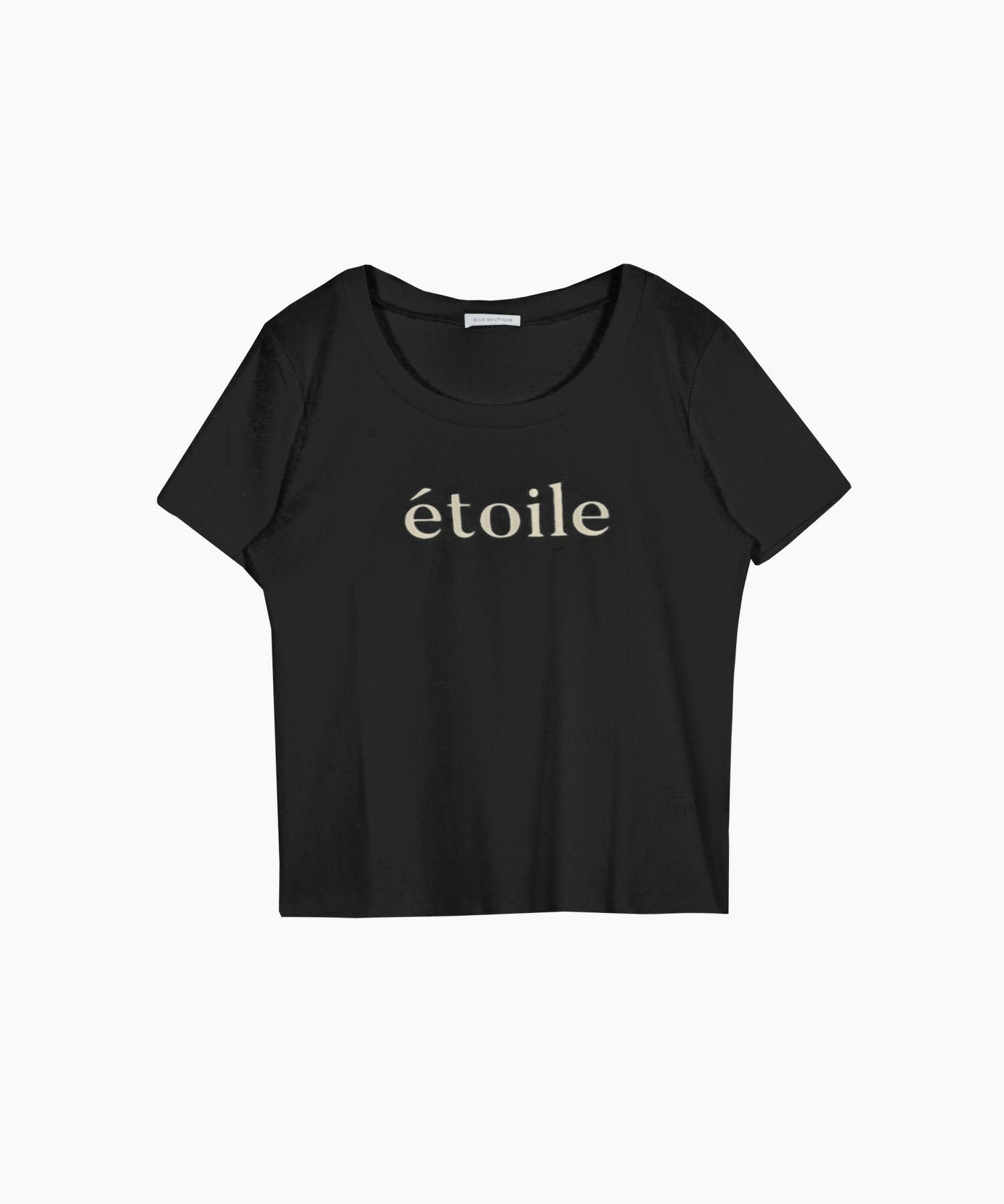 etoile刺繍ロゴデザインTシャツ JB23018
