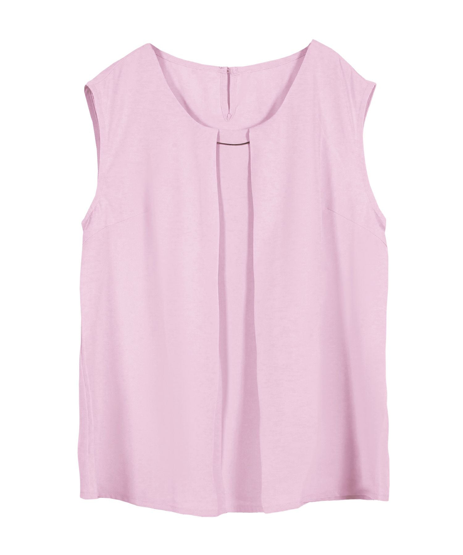 チャーム付きパーソナルカラーノースリーブブラウス・トップス JB23035