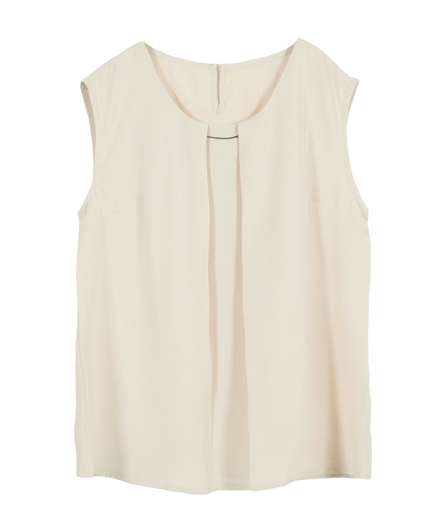 チャーム付きパーソナルカラーノースリーブブラウス・トップス JB23035