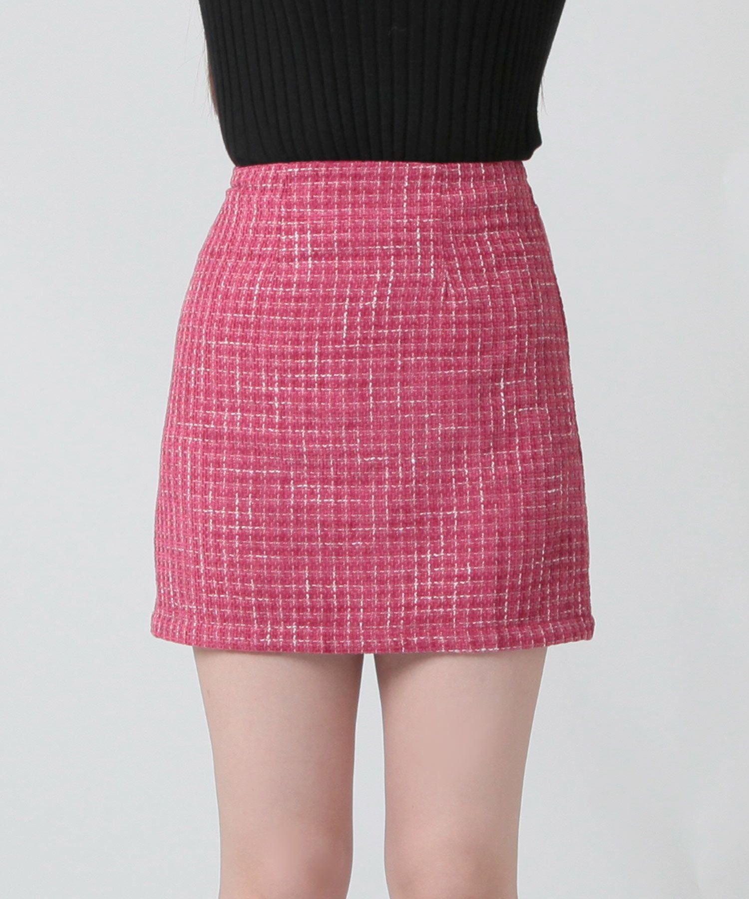 クラシカルツイードミニスカート JB23513