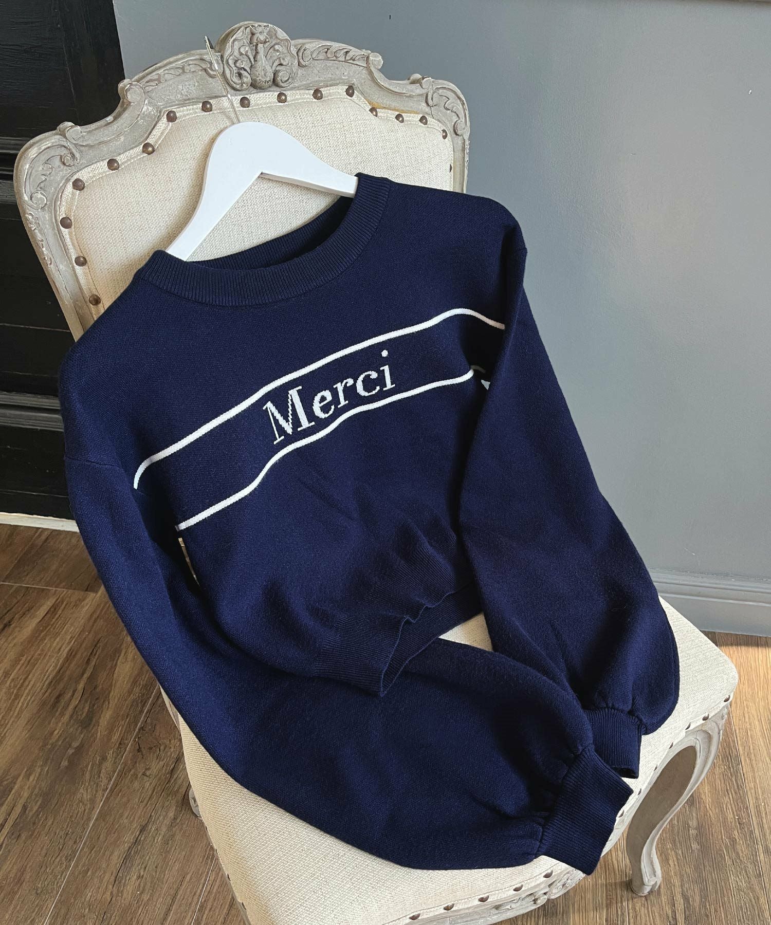 Merciロゴニットトップス JB23560