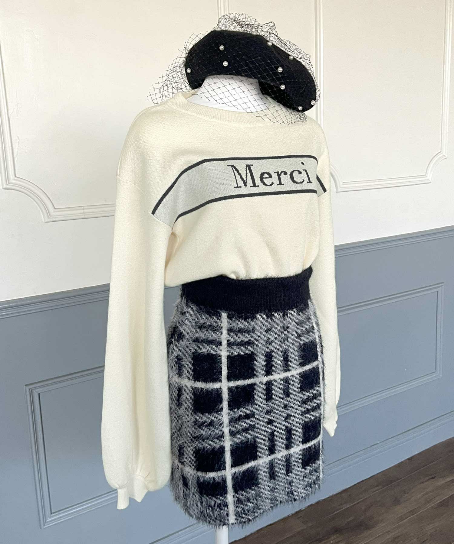Merciロゴニットトップス JB23560