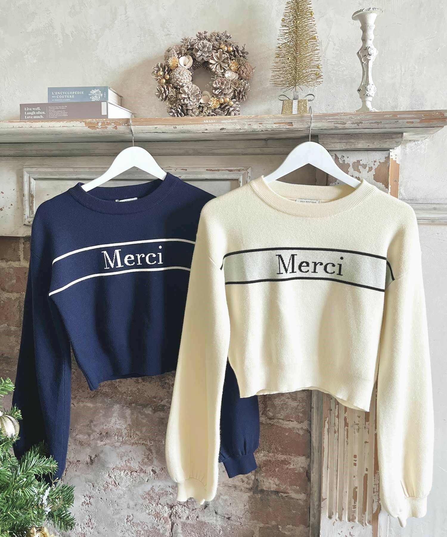 Merciロゴニットトップス JB23560