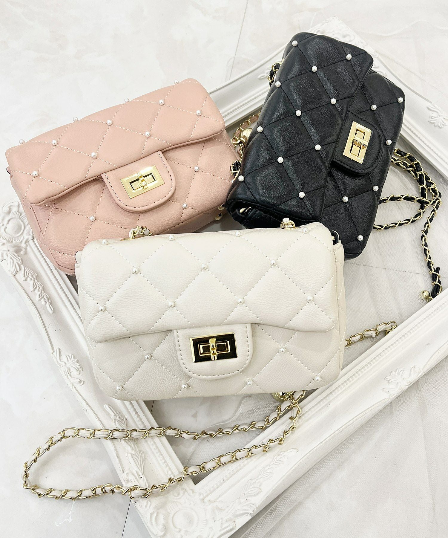 パールキルティングミニバッグ JB24102