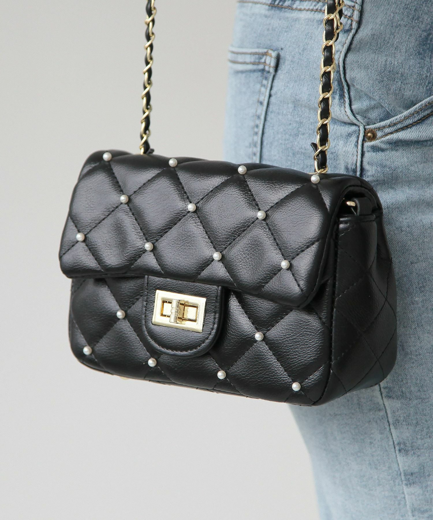 パールキルティングミニバッグ JB24102