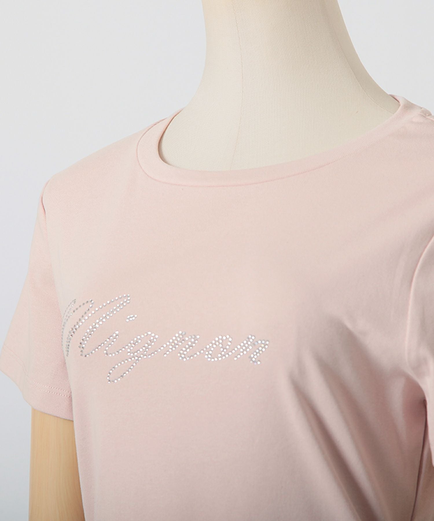 MignonビジューロゴTシャツ JB24010