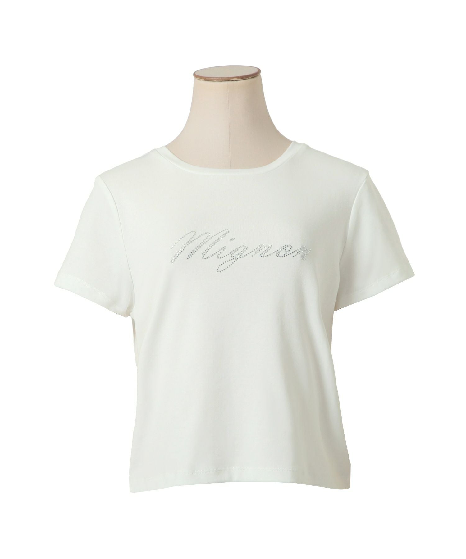 MignonビジューロゴTシャツ JB24010