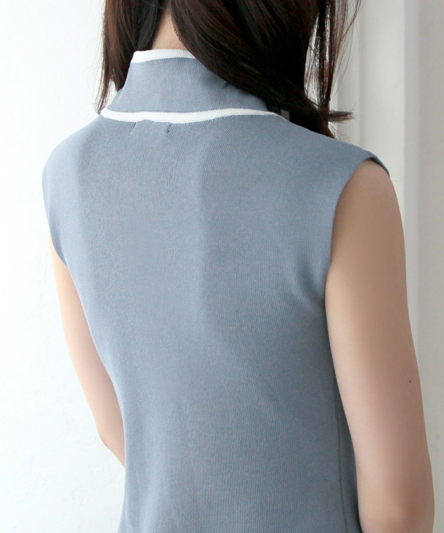 パイピングボウタイリボンニットワンピース JB24063