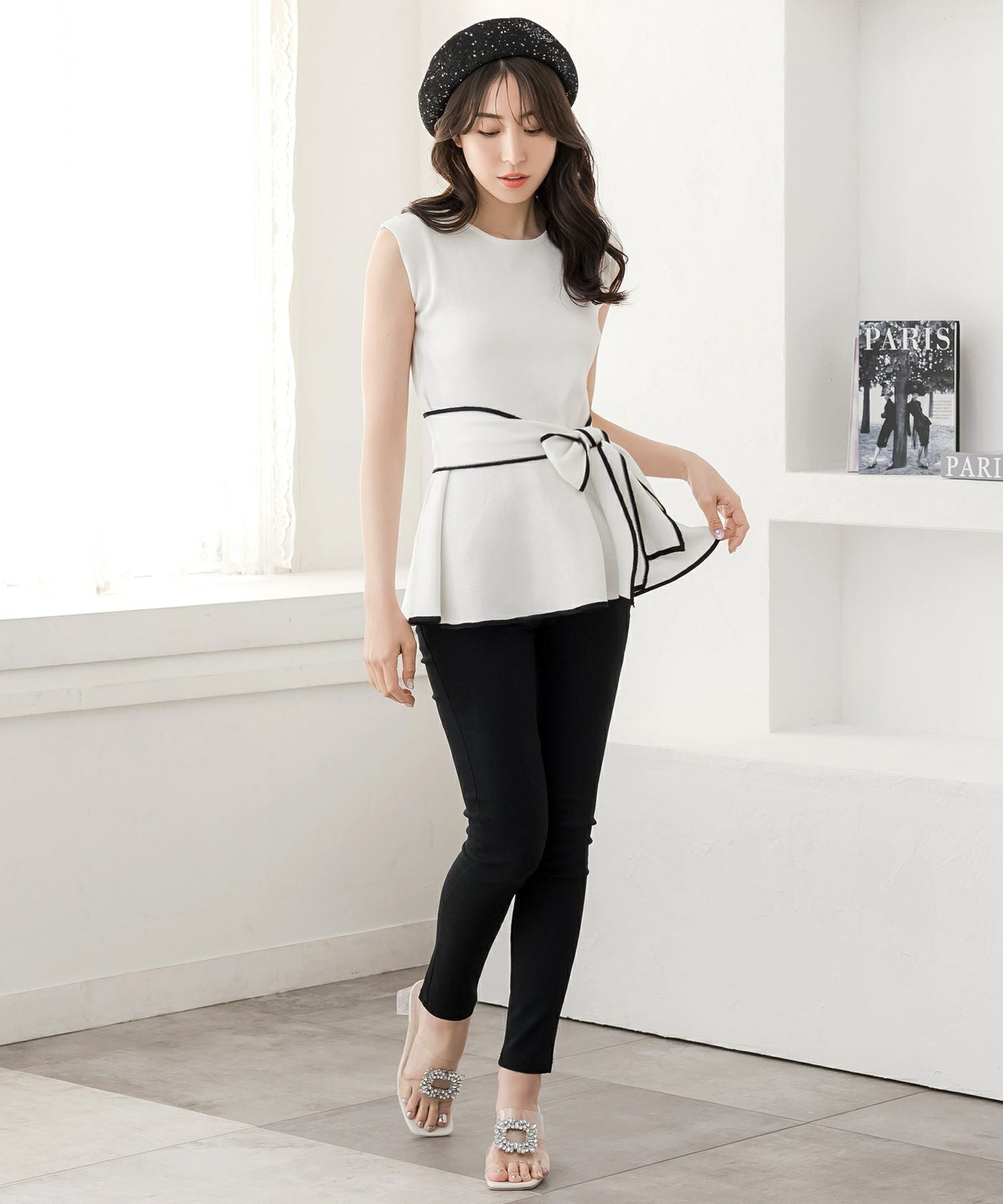 スパングルサマーベレー帽 JB24111