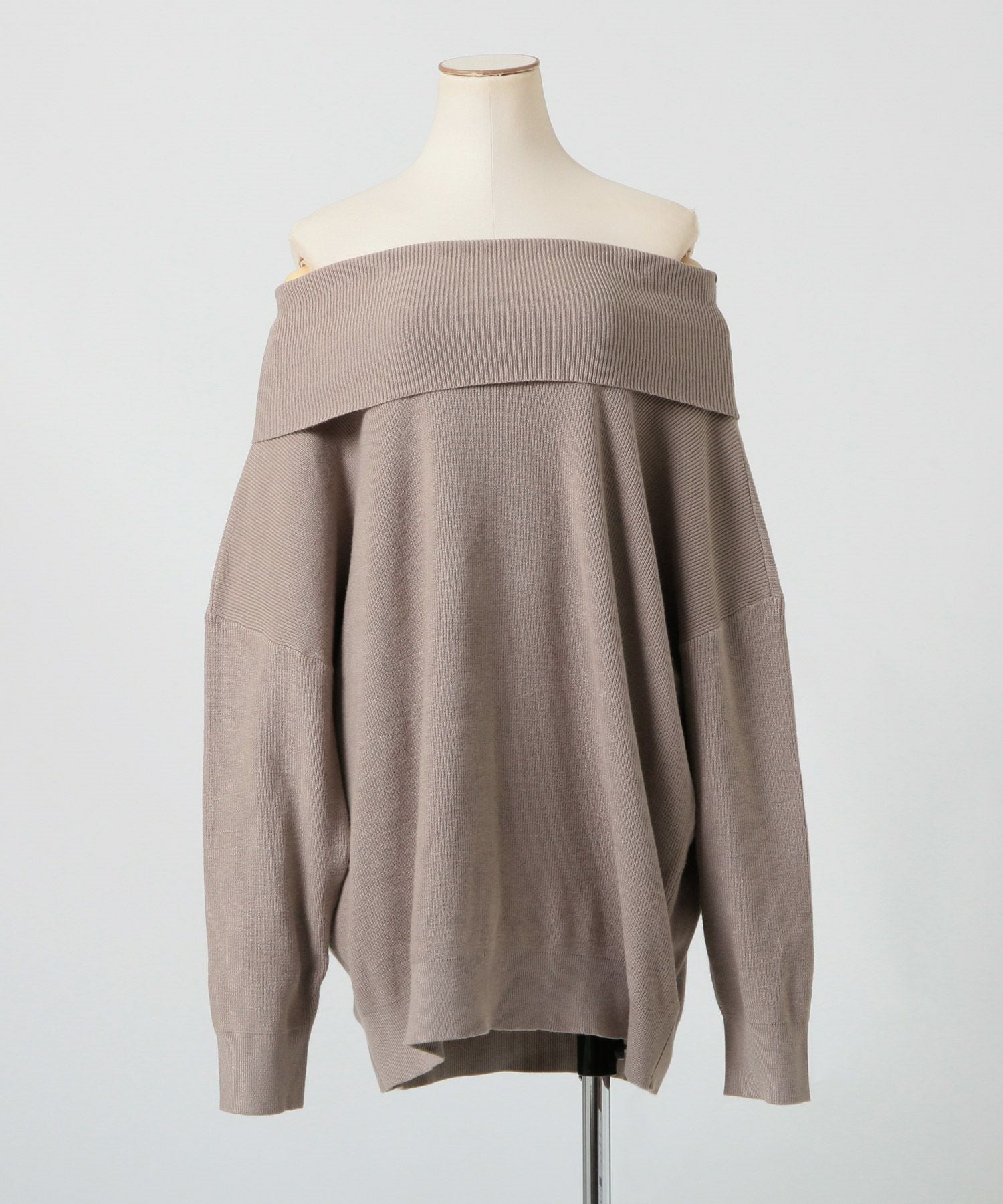 オフショルダーチュニックトップス・ワンピース JB24550