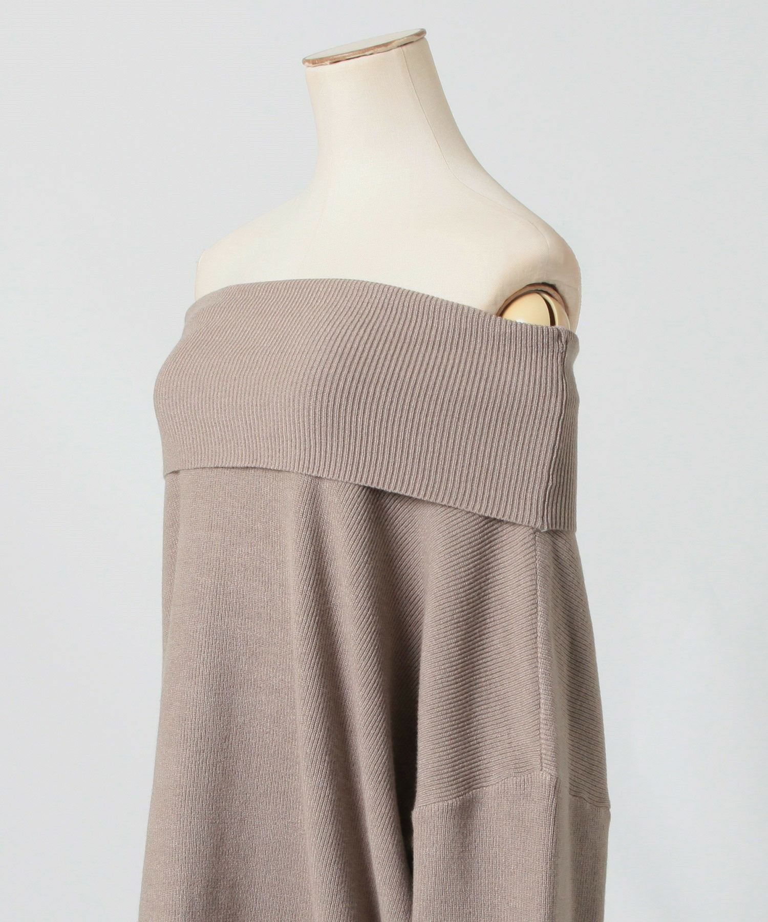 オフショルダーチュニックトップス・ワンピース JB24550