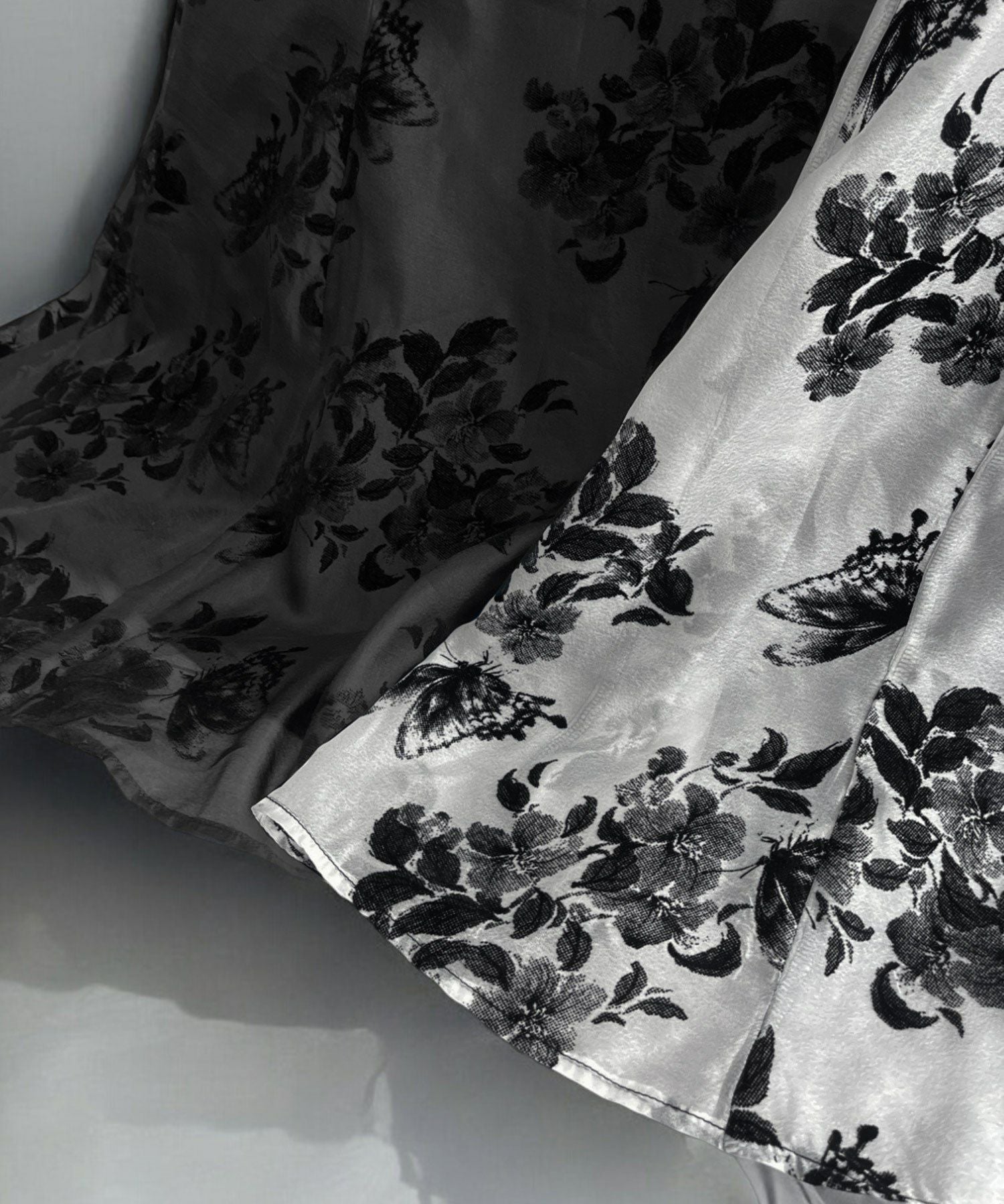 フロッキーフラワーマーメイドスカート JB24574