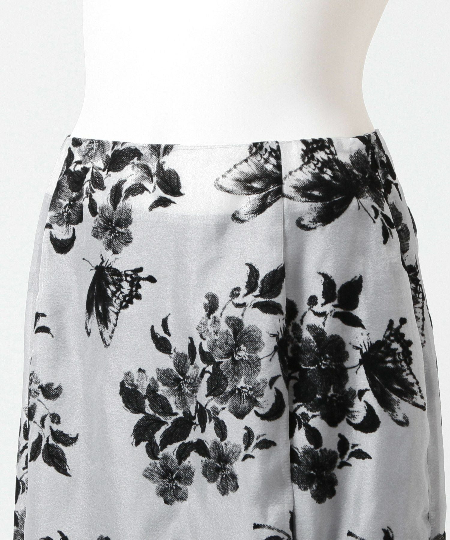 フロッキーフラワーマーメイドスカート JB24574