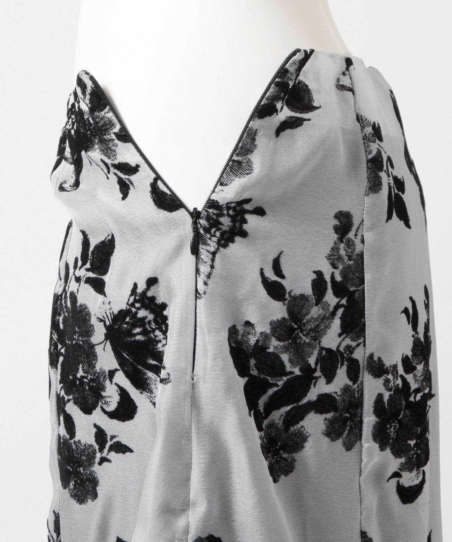 フロッキーフラワーマーメイドスカート JB24574