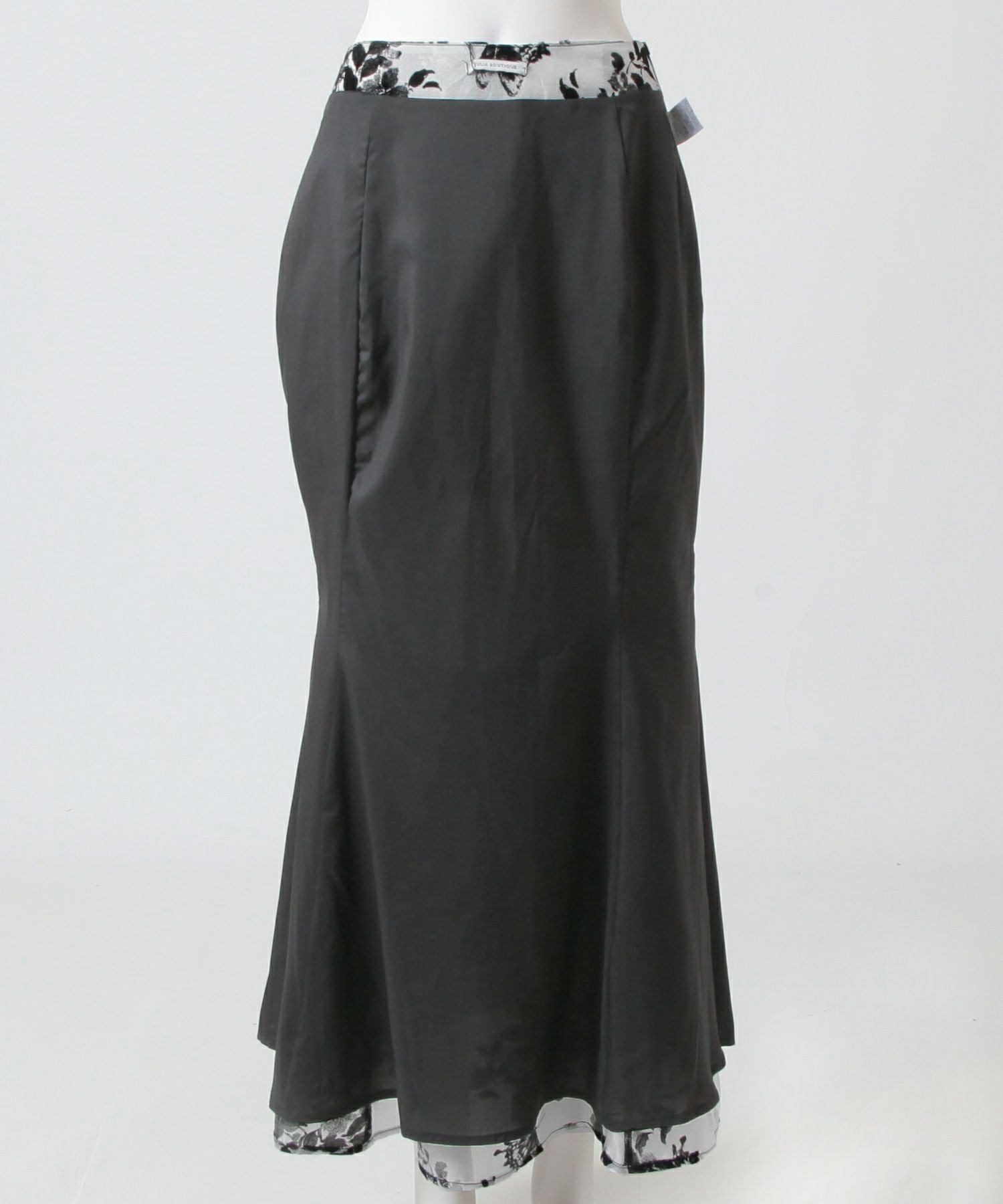 フロッキーフラワーマーメイドスカート JB24574