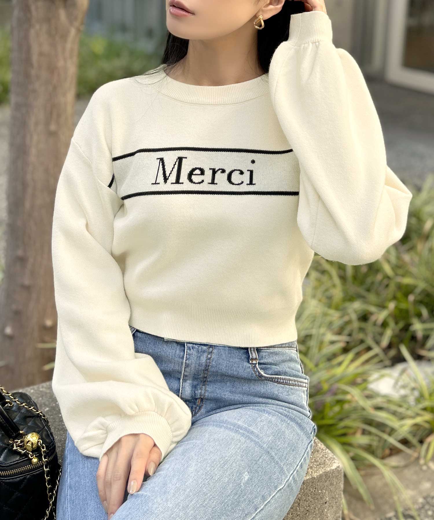 Merciロゴニットトップス JB23560