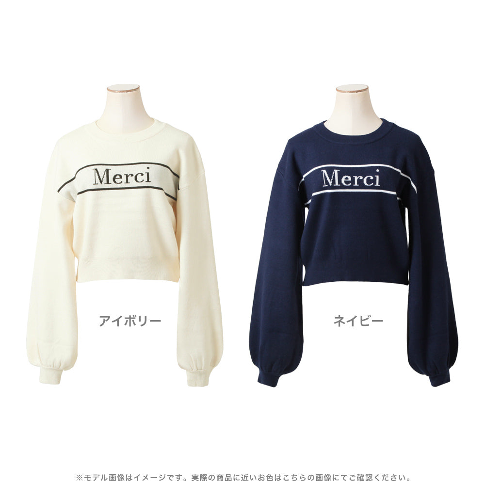 Merciロゴニットトップス JB23560