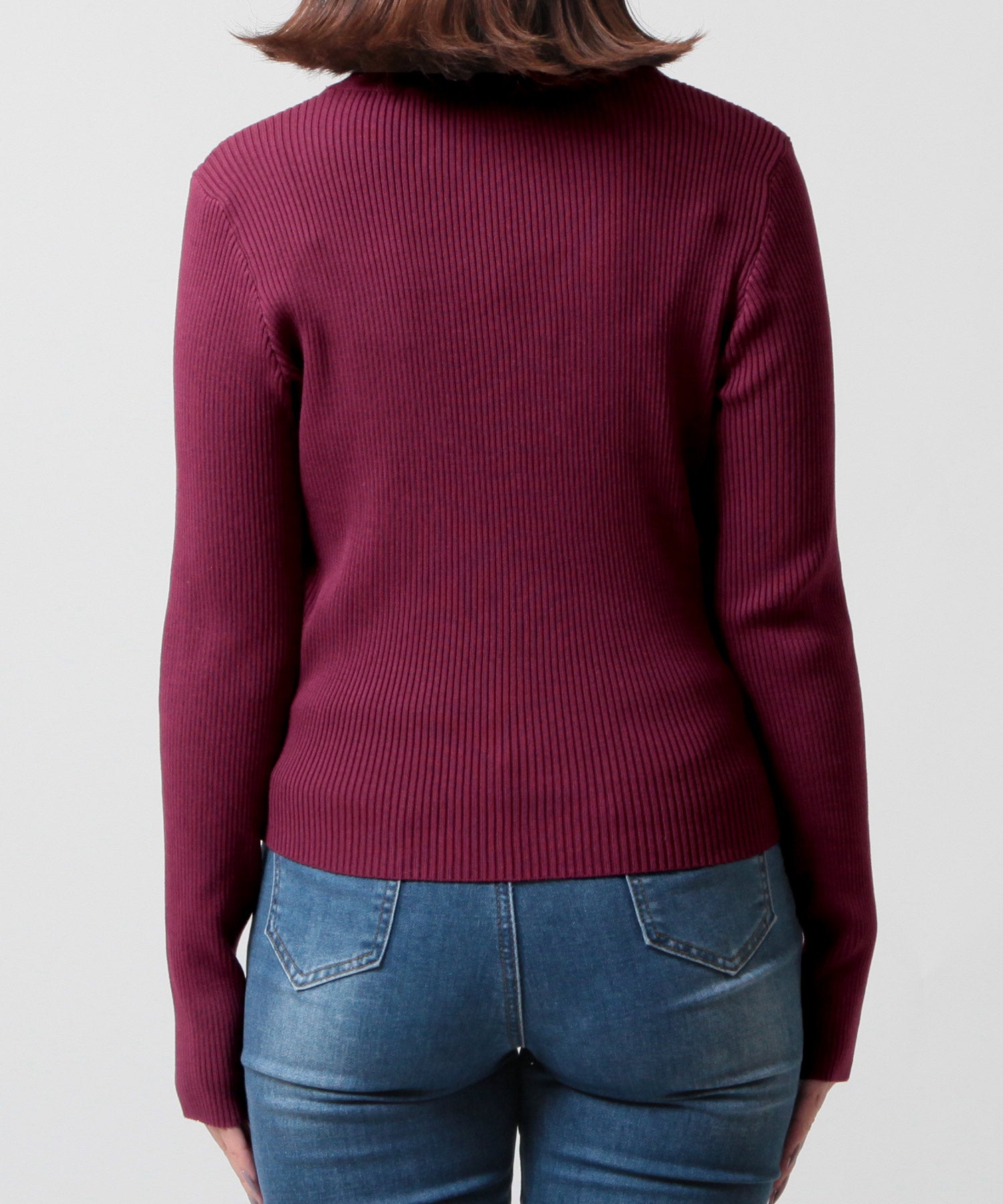 ゴールドボタンVネックニットカーディガン JB24528