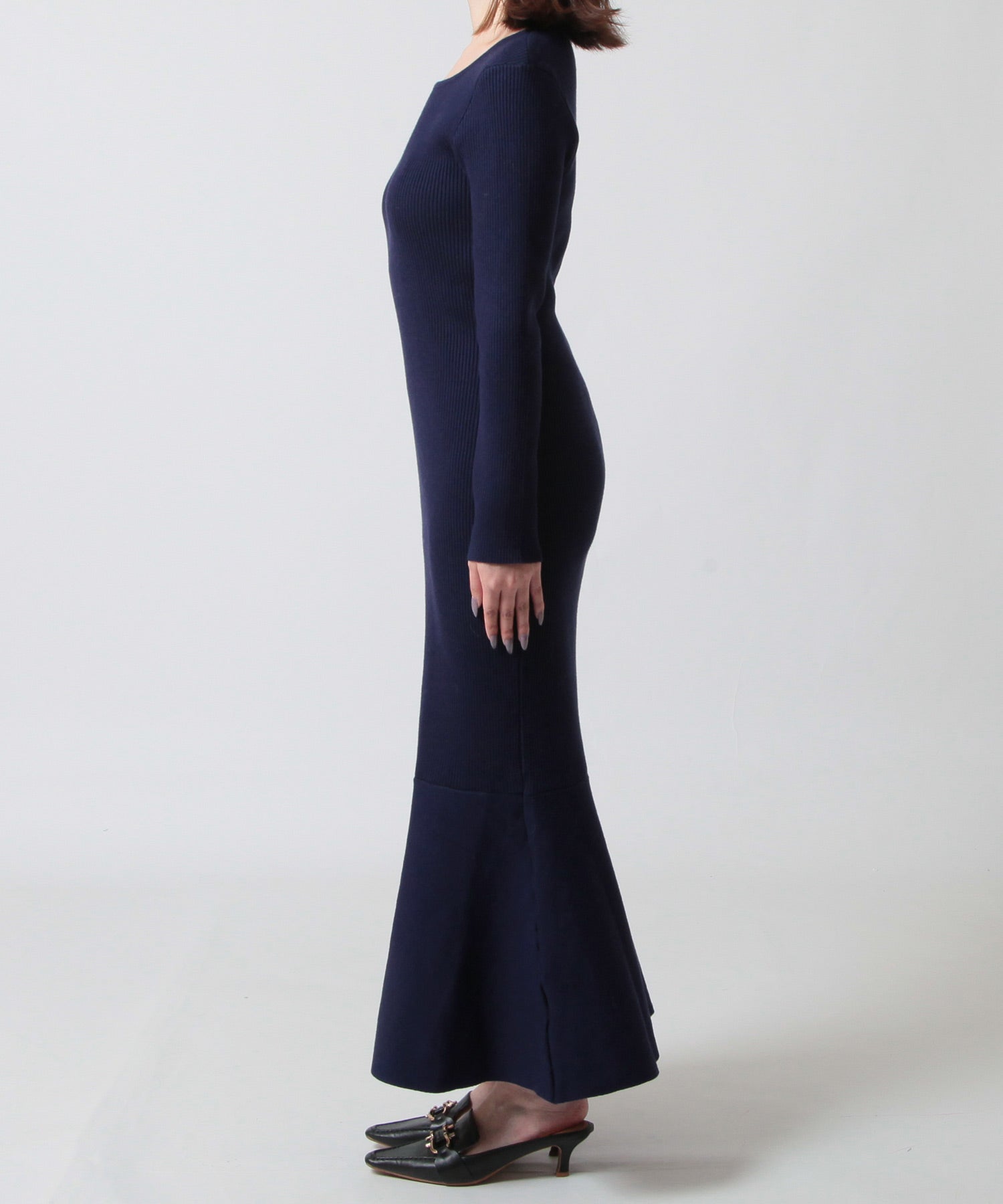 カラバリマーメイドニットワンピース JB24555