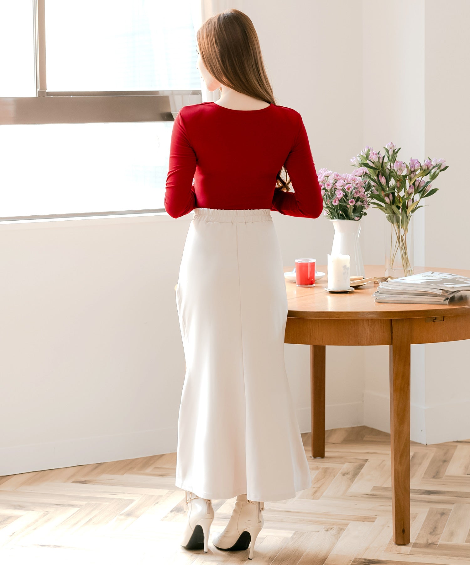 ギャザーカシュクールカットソー JB24610