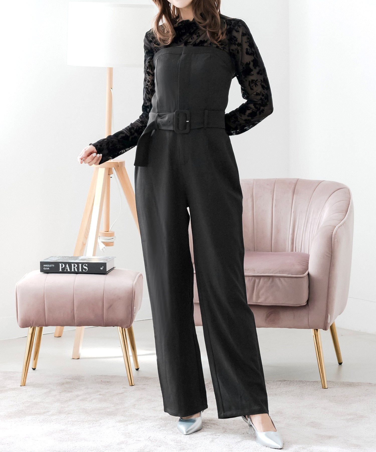 ベアトップサロペットパンツ JB24560 | レディースファッション通販