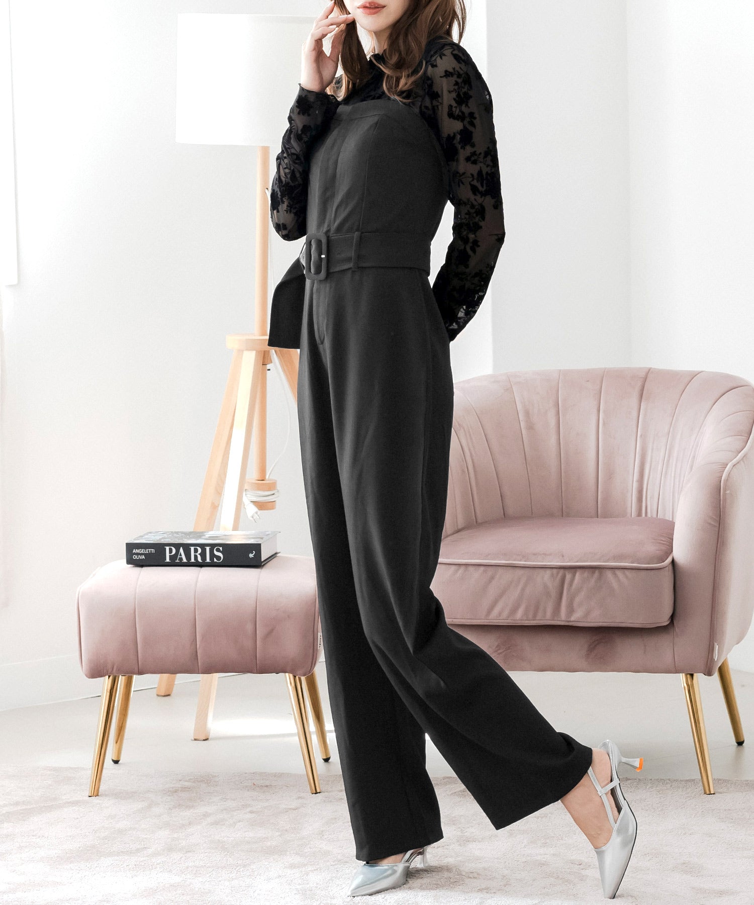 ベアトップサロペットパンツ JB24560 | レディースファッション通販