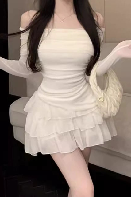 ティアードフリルオフショルセットアップJB26099